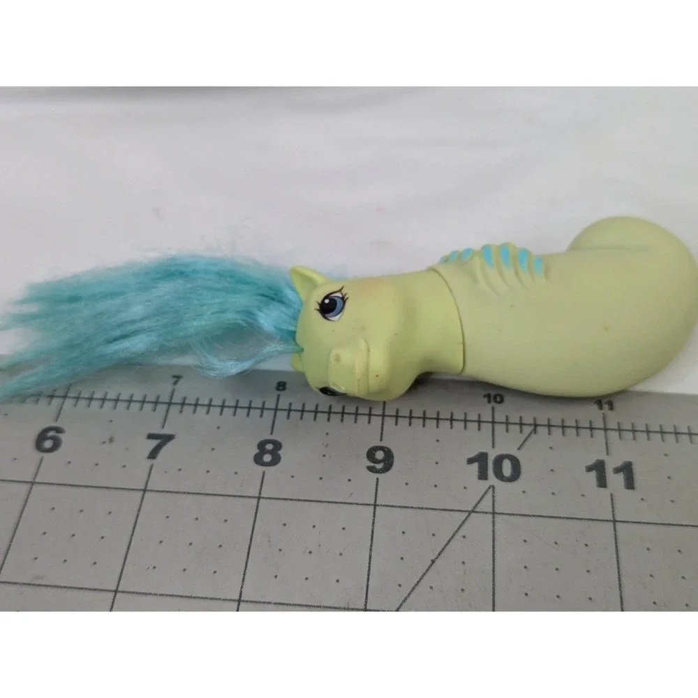 Hasbro My Little‎ Pony Seahorse Shimmer Green 4 Inch 1984 Float Lot